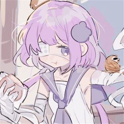 7岁女孩自带白刘海